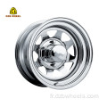 Chrome Offroad Wheels 15 pouces Triangle Steel Rims